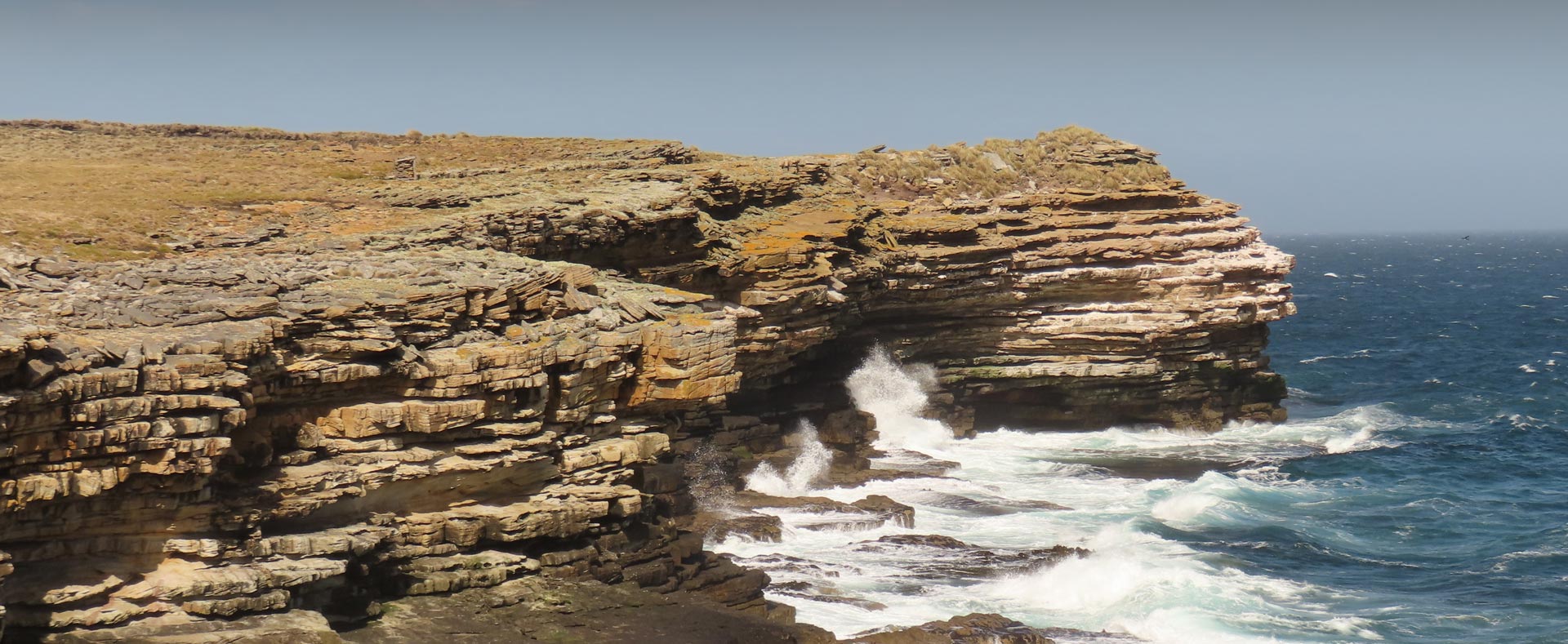The cliffs on Bense Island